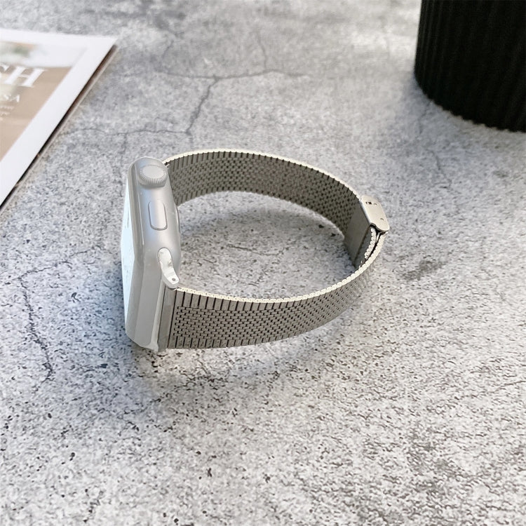 Bracelet de montre en acier de style boucle, For Apple Watch Series 7  41mm / & 6 & SE & 5 & 4 40mm, For Apple Watch Series  7  45mm / & 6 & SE & 5 & 4 44mm