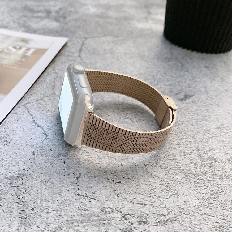 Bracelet de montre en acier de style boucle, For Apple Watch Series 7  41mm / & 6 & SE & 5 & 4 40mm, For Apple Watch Series  7  45mm / & 6 & SE & 5 & 4 44mm