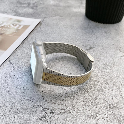 Bracelet de montre en acier de style boucle, For Apple Watch Series 7  41mm / & 6 & SE & 5 & 4 40mm, For Apple Watch Series  7  45mm / & 6 & SE & 5 & 4 44mm