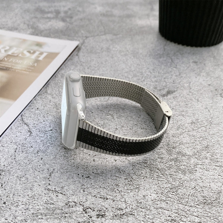 Bracelet de montre en acier de style boucle, For Apple Watch Series 7  41mm / & 6 & SE & 5 & 4 40mm, For Apple Watch Series  7  45mm / & 6 & SE & 5 & 4 44mm