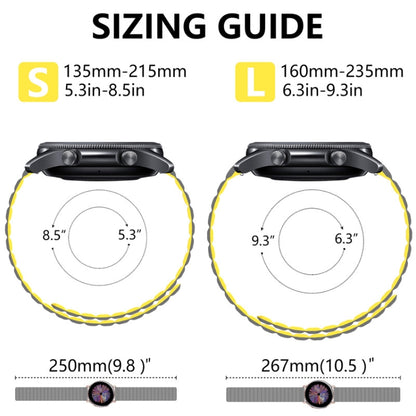 Bracelet de montre de remplacement magnétique en silicone universel, 20mm, 22mm, 20mm For Samsung Smart Watch, 22mm For Samsung Smart Watch