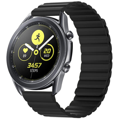 Bracelet de montre de remplacement magnétique en silicone universel, 20mm, 22mm, 20mm For Samsung Smart Watch, 22mm For Samsung Smart Watch
