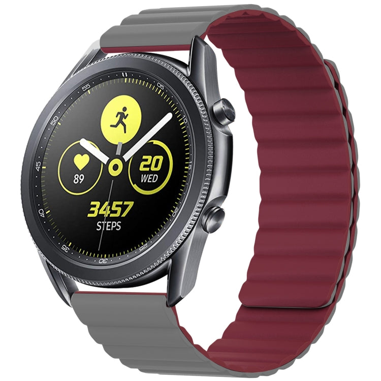 Bracelet de montre de remplacement magnétique en silicone universel, 20mm, 22mm, 20mm For Samsung Smart Watch, 22mm For Samsung Smart Watch