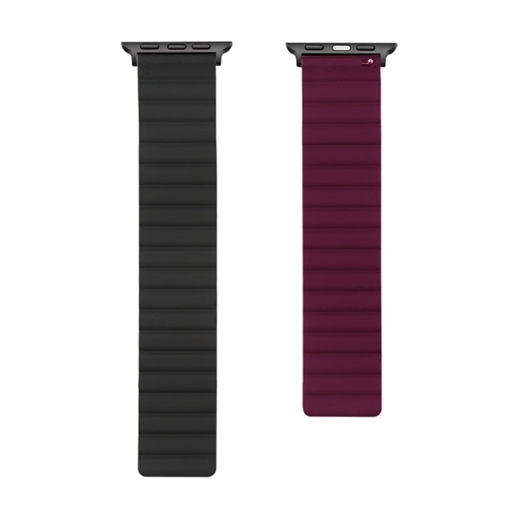 Bracelet de montre en silicone magnétique de remplacement, For Apple Watch Series 7  41mm / & 6 & SE & 5 & 4 40mm, For Apple Watch Series  7  45mm / & 6 & SE & 5 & 4 44mm