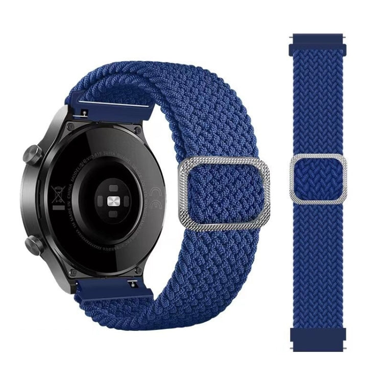 Bracelet de montre de rechange en nylon tressé élastique réglable, For Huawei Watch 3 / 3 Pro