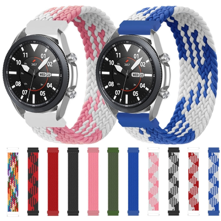 Pour Garmin Vivoactive 3 Réglable Nylon Tressé Élasticité Bracelet De Remplacement Bracelet De Montre, 125mm, 135mm, 145mm, 155mm, 165mm