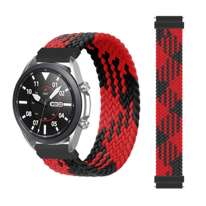 Pour Samsung Galaxy Watch 46mm Réglable Nylon Tressé Élasticité Bracelet De Remplacement Bracelet De Montre, 125mm, 135mm, 145mm, 155mm, 165mm