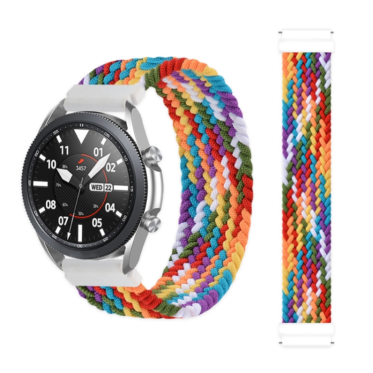 Pour Samsung Galaxy Watch 3 45mm Réglable Nylon Tressé Élasticité Remplacement Bracelet Bracelet, 125mm, 135mm, 145mm, 155mm, 165mm