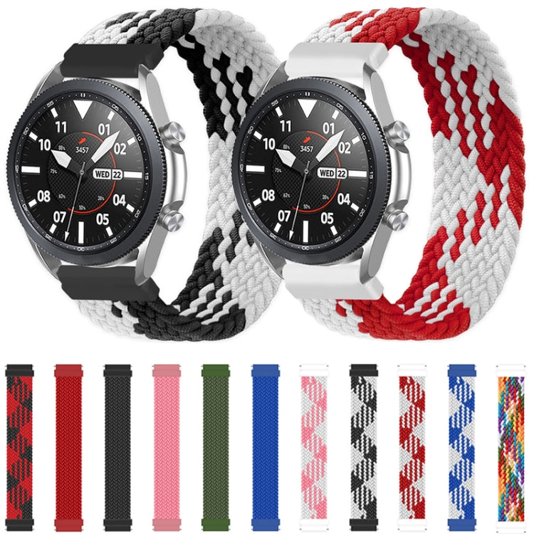Pour Samsung Galaxy Watch Active / Active2 40mm / Active2 44mm Réglable Nylon Tressé Élasticité Bracelet De Remplacement Bracelet De Montre, 125mm, 135mm, 145mm, 155mm, 165mm