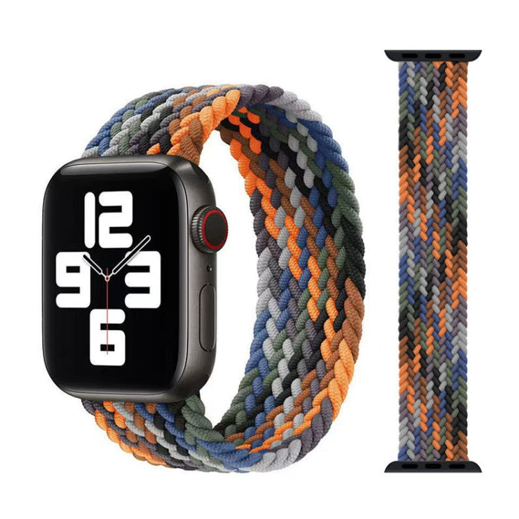 Bracelets de rechange en nylon tressé à tête métallique, taille : XS 128 mm pour Apple Watch Series 6 & SE & 5 & 4 40 mm / 3 & 2 & 1 38 mm, XS 128mm 40mm / 38mm