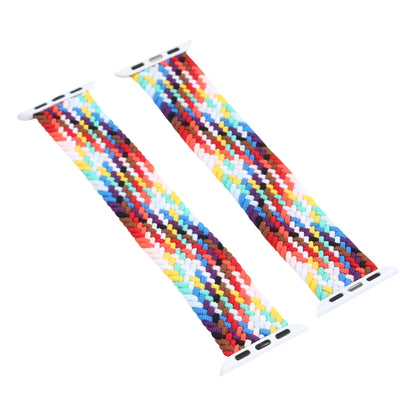 Bracelets de rechange en nylon tressé à tête métallique, taille : S 145 mm pour Apple Watch Series 6 & SE & 5 & 4 44 mm / 3 & 2 & 1 42 mm, S 145mm 44mm / 42mm