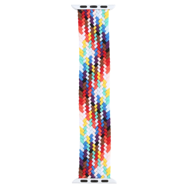 Bracelets de rechange en nylon tressé à tête métallique, taille : L 165 mm pour Apple Watch Series 6 & SE & 5 & 4 44 mm / 3 & 2 & 1 42 mm, L 165mm 44mm / 42mm