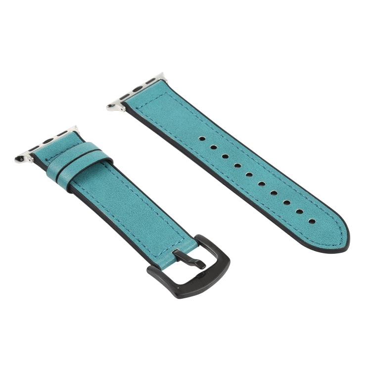 Bracelets de remplacement en cuir Crazy Horse Texture pour Apple Watch Series, 7 45mm / 6 & SE & 5 & 4 44mm / 3 & 2 & 1 42mm, 7 41mm / 6 & SE & 5 & 4 40mm / 3 & 2 & 1 38mm
