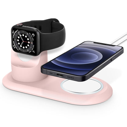Support de support de charge Magsafe multifonction 2 en 1 pour Apple Watch / iPhone