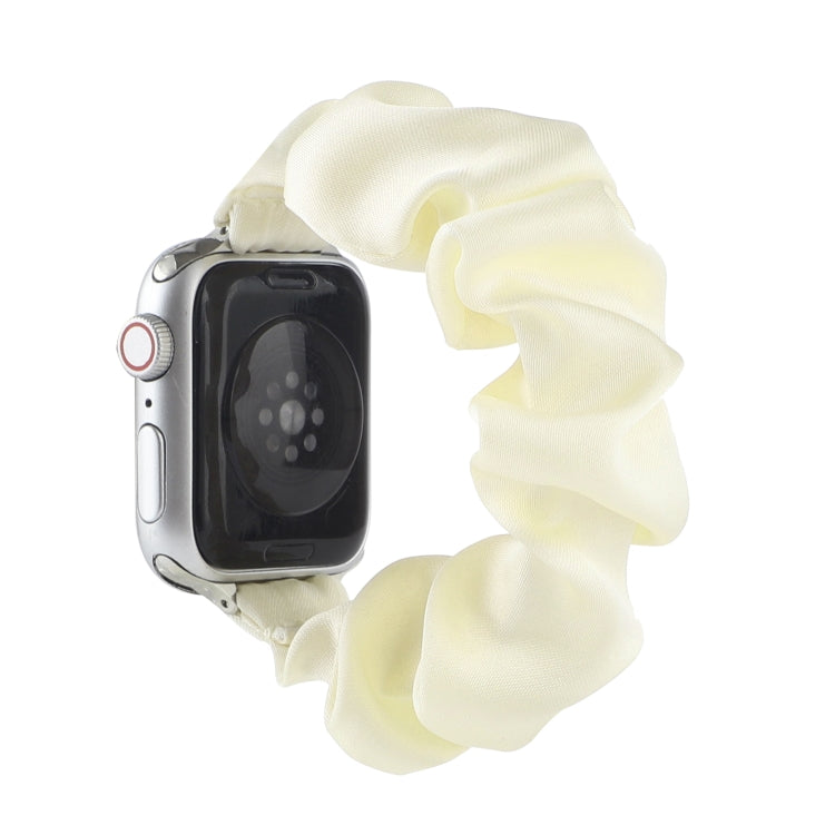 Bracelets de montre de remplacement d'attache de cheveux d'écharpe pour la série Apple Watch, 7 45mm / 6 & SE & 5 & 4 44mm / 3 & 2 & 1 42mm, 7 41mm / 6 & SE & 5 & 4 40mm / 3 & 2 & 1 38mm