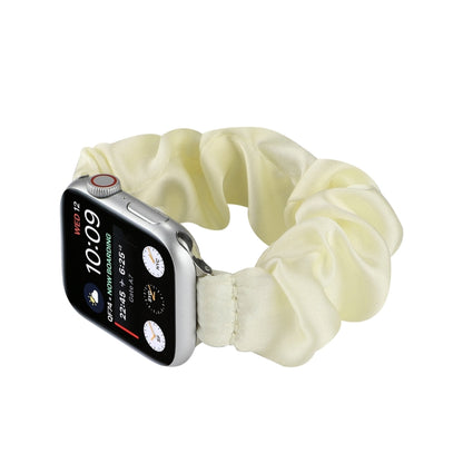 Bracelets de montre de remplacement d'attache de cheveux d'écharpe pour la série Apple Watch, 7 45mm / 6 & SE & 5 & 4 44mm / 3 & 2 & 1 42mm, 7 41mm / 6 & SE & 5 & 4 40mm / 3 & 2 & 1 38mm