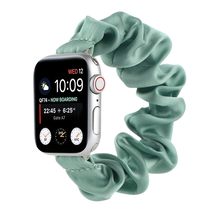 Bracelets de montre de remplacement d'attache de cheveux d'écharpe pour la série Apple Watch, 7 45mm / 6 & SE & 5 & 4 44mm / 3 & 2 & 1 42mm, 7 41mm / 6 & SE & 5 & 4 40mm / 3 & 2 & 1 38mm