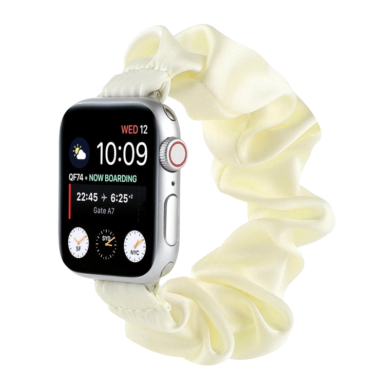 Bracelets de montre de remplacement d'attache de cheveux d'écharpe pour la série Apple Watch, 7 45mm / 6 & SE & 5 & 4 44mm / 3 & 2 & 1 42mm, 7 41mm / 6 & SE & 5 & 4 40mm / 3 & 2 & 1 38mm