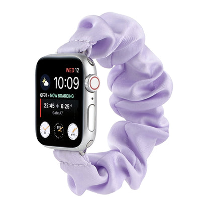 Bracelets de montre de remplacement d'attache de cheveux d'écharpe pour la série Apple Watch, 7 45mm / 6 & SE & 5 & 4 44mm / 3 & 2 & 1 42mm, 7 41mm / 6 & SE & 5 & 4 40mm / 3 & 2 & 1 38mm