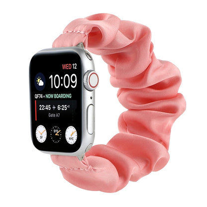 Bracelets de montre de remplacement d'attache de cheveux d'écharpe pour la série Apple Watch, 7 45mm / 6 & SE & 5 & 4 44mm / 3 & 2 & 1 42mm, 7 41mm / 6 & SE & 5 & 4 40mm / 3 & 2 & 1 38mm