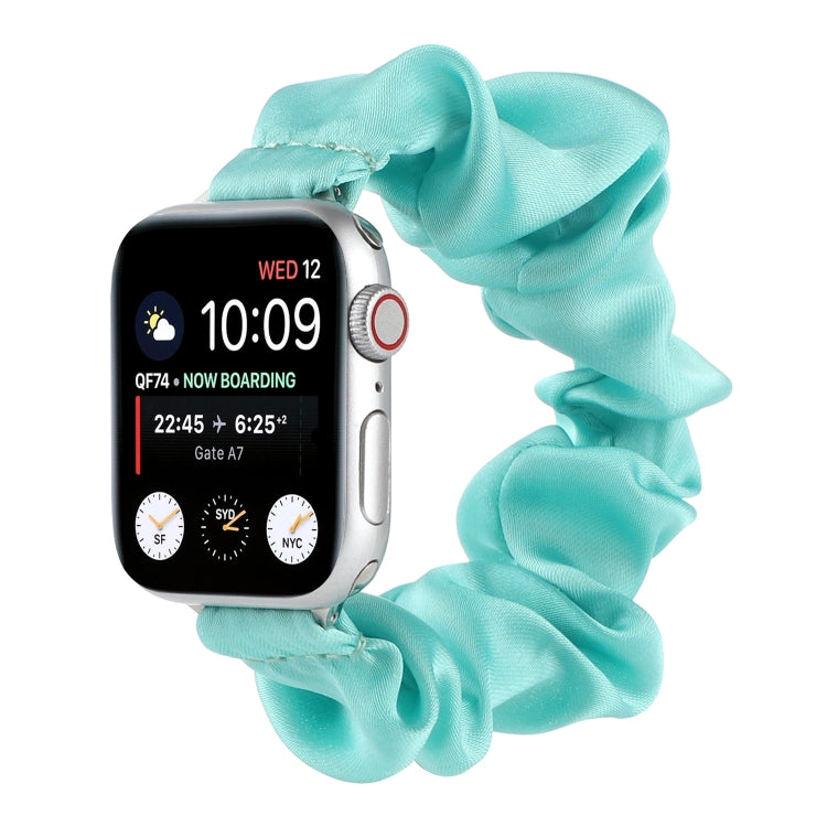 Bracelets de montre de remplacement d'attache de cheveux d'écharpe pour la série Apple Watch, 7 45mm / 6 & SE & 5 & 4 44mm / 3 & 2 & 1 42mm, 7 41mm / 6 & SE & 5 & 4 40mm / 3 & 2 & 1 38mm