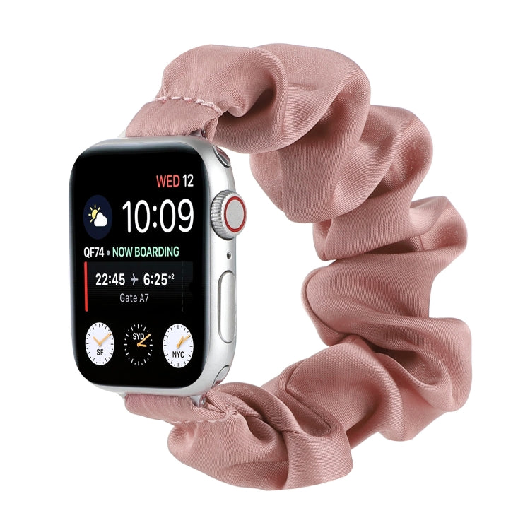 Bracelets de montre de remplacement d'attache de cheveux d'écharpe pour la série Apple Watch, 7 45mm / 6 & SE & 5 & 4 44mm / 3 & 2 & 1 42mm, 7 41mm / 6 & SE & 5 & 4 40mm / 3 & 2 & 1 38mm