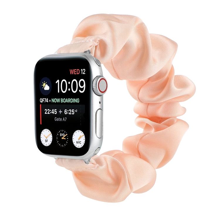 Bracelets de montre de remplacement d'attache de cheveux d'écharpe pour la série Apple Watch, 7 45mm / 6 & SE & 5 & 4 44mm / 3 & 2 & 1 42mm, 7 41mm / 6 & SE & 5 & 4 40mm / 3 & 2 & 1 38mm