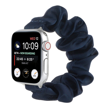 Bracelets de montre de remplacement d'attache de cheveux d'écharpe pour la série Apple Watch, 7 45mm / 6 & SE & 5 & 4 44mm / 3 & 2 & 1 42mm, 7 41mm / 6 & SE & 5 & 4 40mm / 3 & 2 & 1 38mm