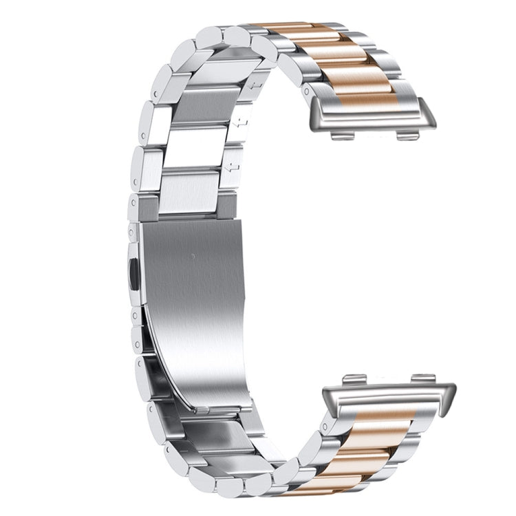 Bracelet de montre en acier à trois perles, For OPPO Watch 41mm, For OPPO Watch 46mm