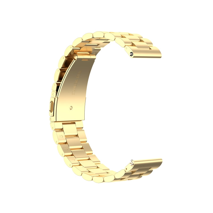 Pour Huawei Watch 3 / 3 Pro Bracelet de montre en acier à trois perles de 22 mm