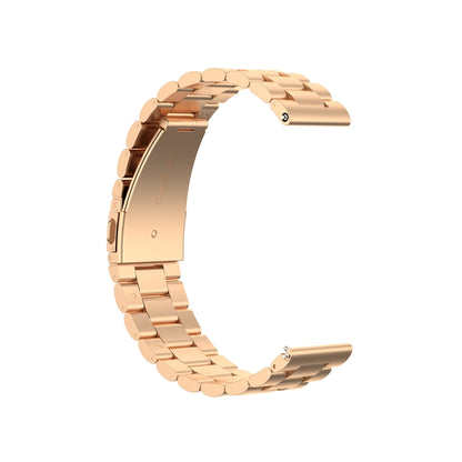 Pour Huawei Watch 3 / 3 Pro Bracelet de montre en acier à trois perles de 22 mm