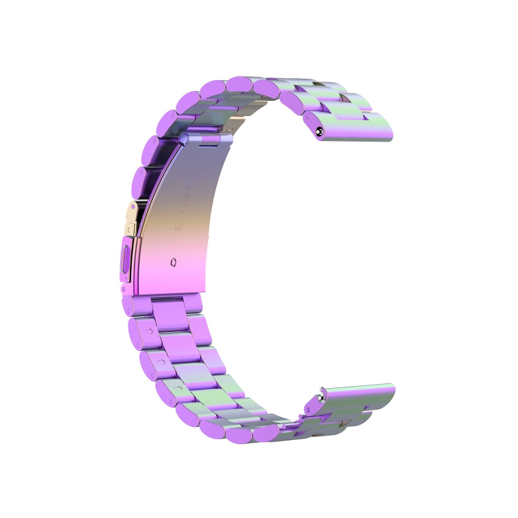 Pour Huawei Watch 3 / 3 Pro Bracelet de montre en acier à trois perles de 22 mm