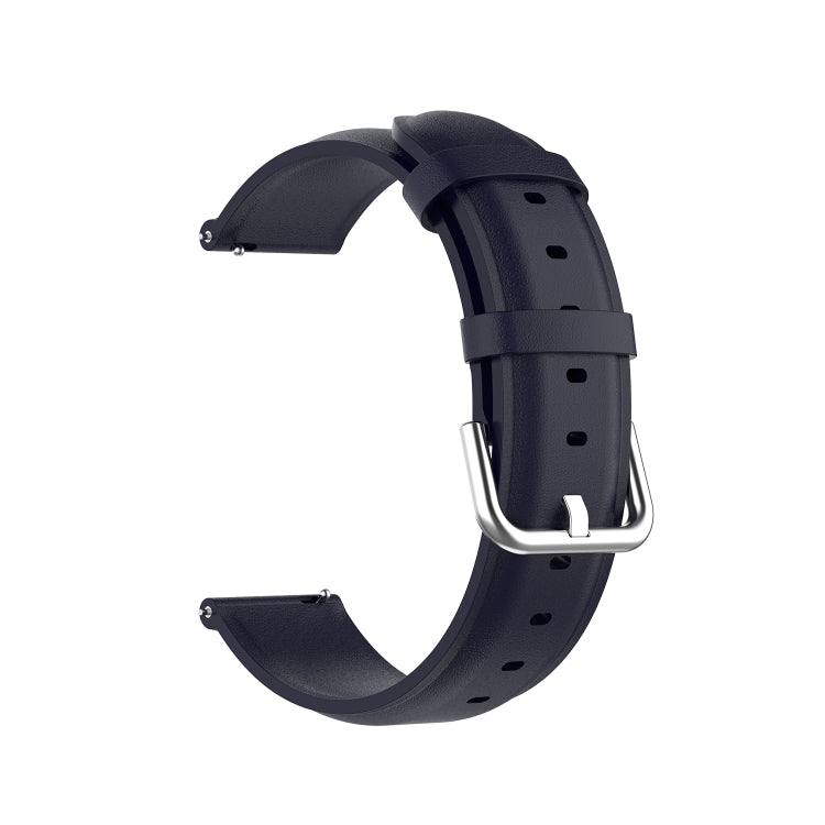 Pour Huawei Watch 3 / 3 Pro 22mm Bracelet de remplacement en cuir à queue ronde Bracelet de montre