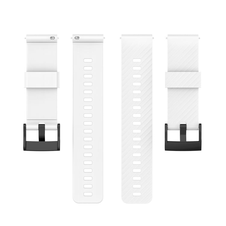 Pour Suunto 7 24mm Bracelet de rechange en silicone de couleur unie Bracelet de montre