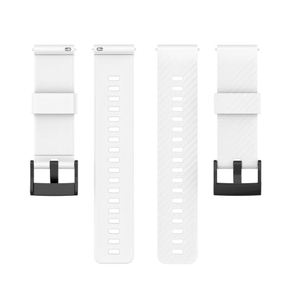 Pour Suunto 7 24mm Bracelet de rechange en silicone de couleur unie Bracelet de montre