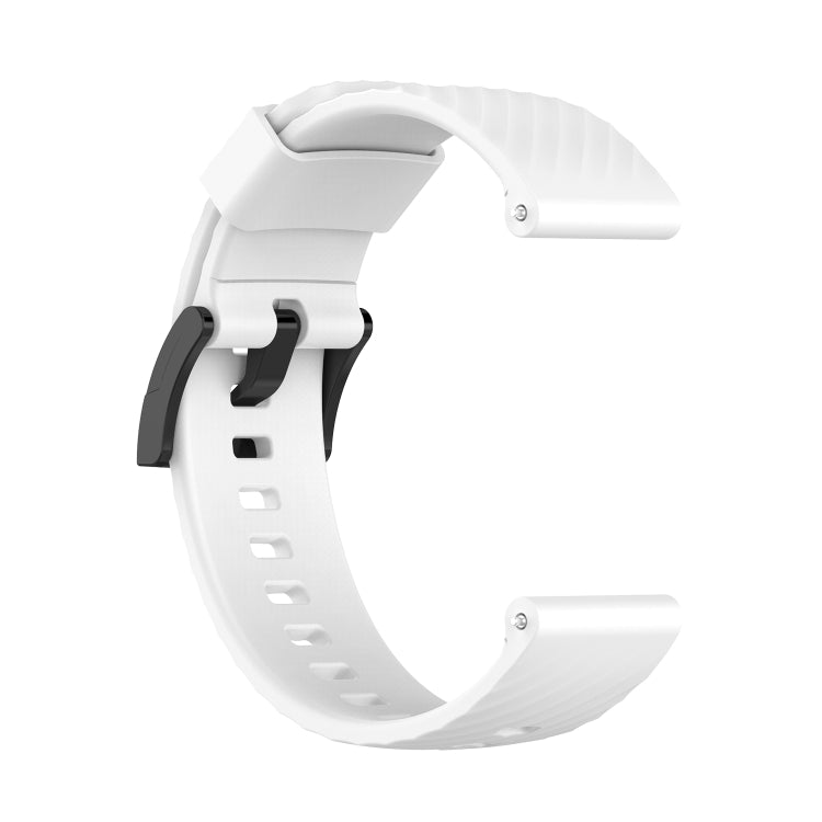 Pour Suunto 7 24mm Bracelet de rechange en silicone de couleur unie Bracelet de montre