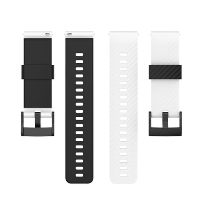 Pour bracelet de montre de remplacement en silicone bicolore Suunto 7 24mm