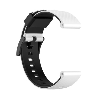 Pour bracelet de montre de remplacement en silicone bicolore Suunto 7 24mm