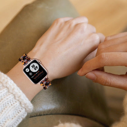 Bracelet de montre ovale en résine de rechange, For Apple Watch Series 7  41mm / & 6 & SE & 5 & 4 40mm, For Apple Watch Series  7  45mm / & 6 & SE & 5 & 4 44mm