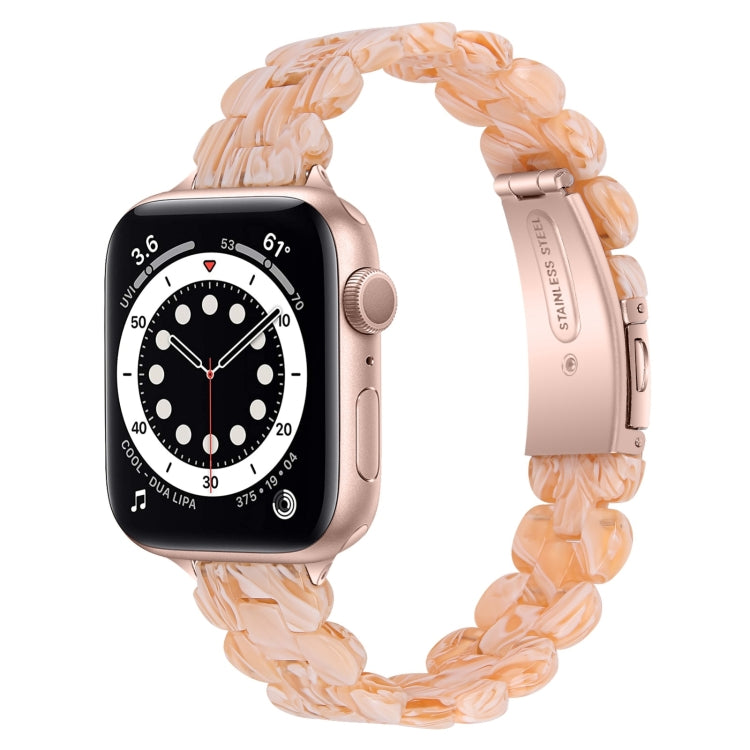 Bracelet de montre ovale en résine de rechange, For Apple Watch Series 7  41mm / & 6 & SE & 5 & 4 40mm, For Apple Watch Series  7  45mm / & 6 & SE & 5 & 4 44mm