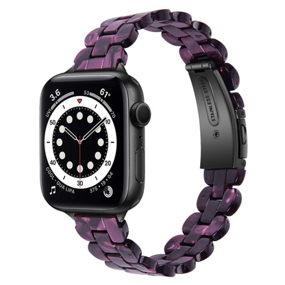 Bracelet de montre ovale en résine de rechange, For Apple Watch Series 7  41mm / & 6 & SE & 5 & 4 40mm, For Apple Watch Series  7  45mm / & 6 & SE & 5 & 4 44mm
