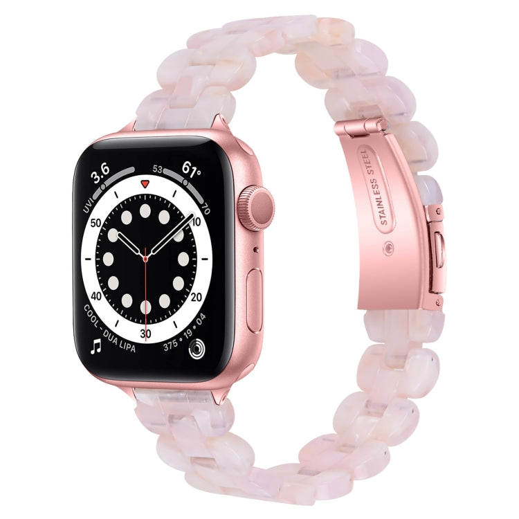 Bracelet de montre ovale en résine de rechange, For Apple Watch Series 7  41mm / & 6 & SE & 5 & 4 40mm, For Apple Watch Series  7  45mm / & 6 & SE & 5 & 4 44mm
