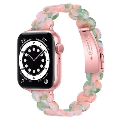 Bracelet de montre ovale en résine de rechange, For Apple Watch Series 7  41mm / & 6 & SE & 5 & 4 40mm, For Apple Watch Series  7  45mm / & 6 & SE & 5 & 4 44mm