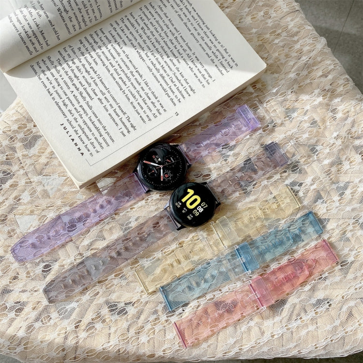 Décoloration dans le bracelet de remplacement en TPU léger, For Samsung Galaxy Watch 3 41mm, For Samsung Galaxy Watch 3 45mm