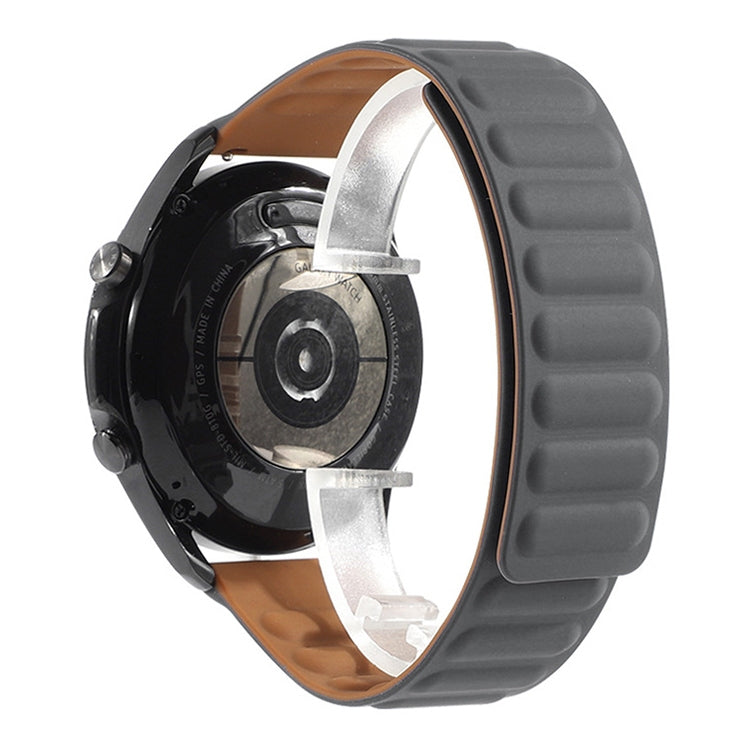 Bracelet de montre en silicone magnétique de remplacement, For Samsung Galaxy Watch 3 41mm, For Samsung Galaxy Watch 3 45mm, For Huawei Watch 3 / 3 Pro