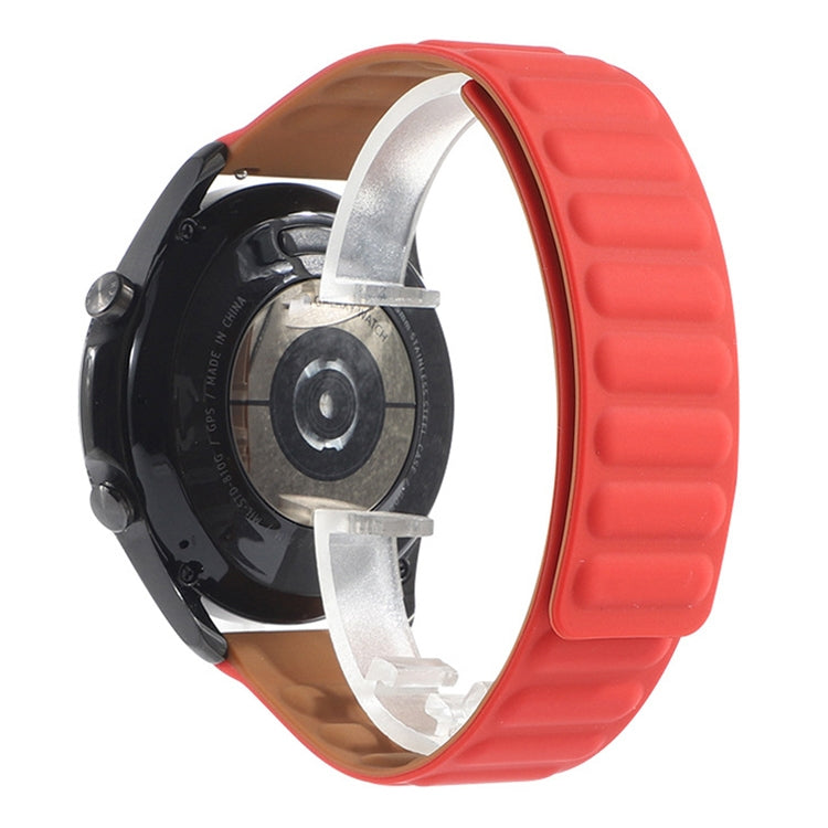 Bracelet de montre en silicone magnétique de remplacement, For Samsung Galaxy Watch 3 41mm, For Samsung Galaxy Watch 3 45mm, For Huawei Watch 3 / 3 Pro