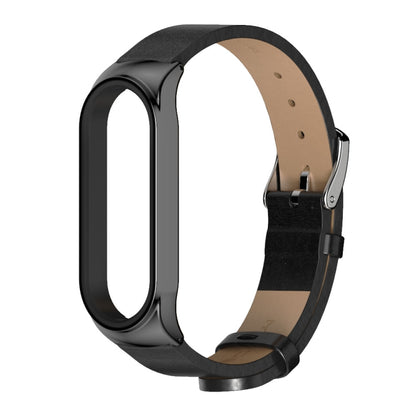 Pour Xiaomi Mi Band 6/5/4/3 CS Bracelet de remplacement en cuir microfibre