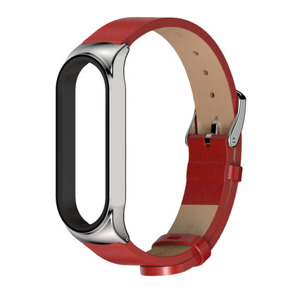 Pour Xiaomi Mi Band 6/5/4/3 CS Bracelet de remplacement en cuir microfibre