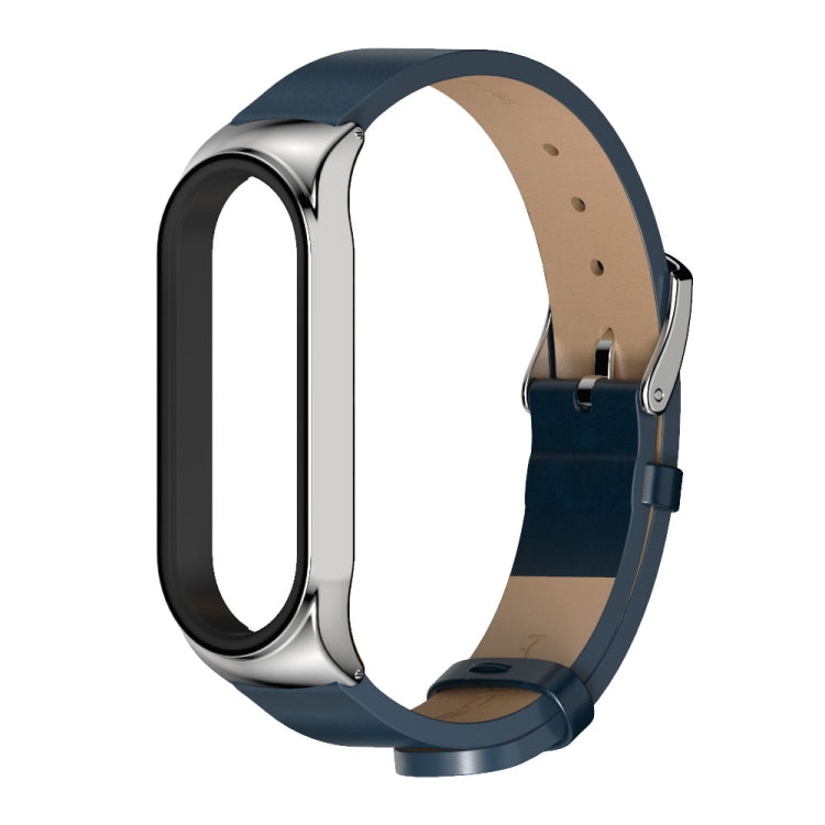 Pour Xiaomi Mi Band 6/5/4/3 CS Bracelet de remplacement en cuir microfibre