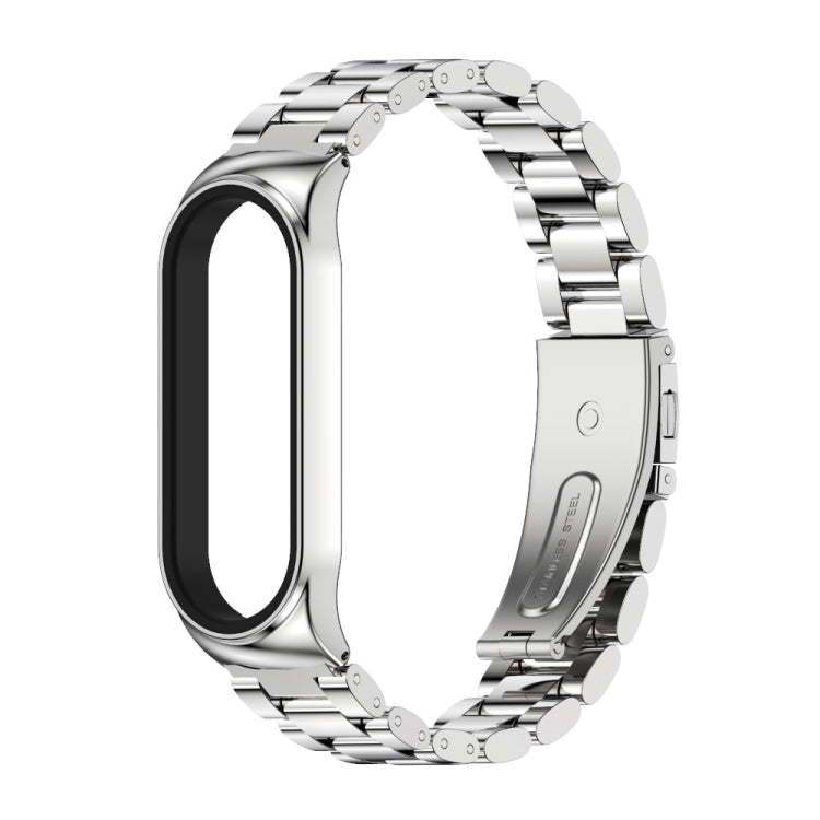 Pour Xiaomi Mi Band 6/5/4/3 CS Métal Trois Perles En Acier Inoxydable Bracelet De Remplacement